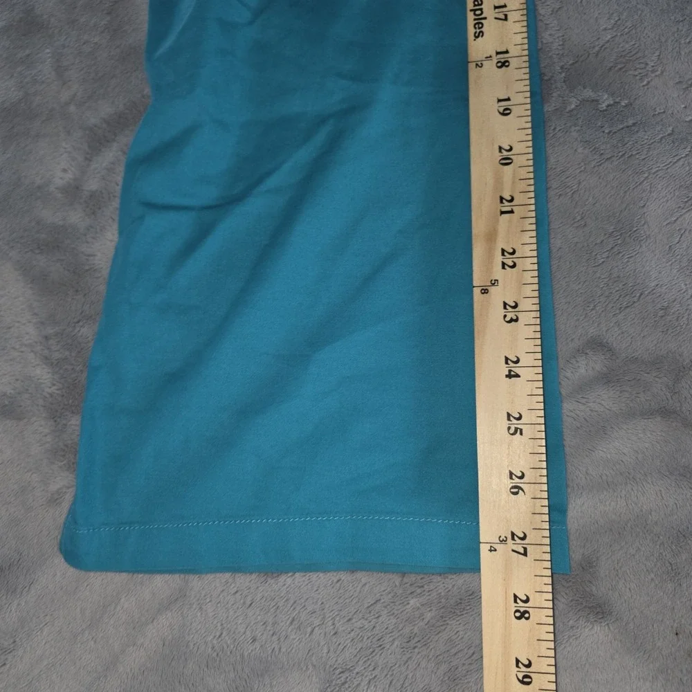 Beyond Scrubs Womens Pants Blue Pink Size PM Pull‎ On Elastic Waist Pockets